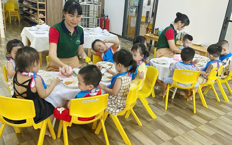 Chương trình mầm non Global Nexus — bữa ăn dinh dưỡng tại Global Star School
